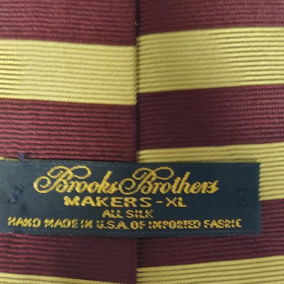 Brooks Brothers Ties  Striped Makers 60 x 3 1/2 & Green 346 63 x 3 1/2 - Picture 3 of 7